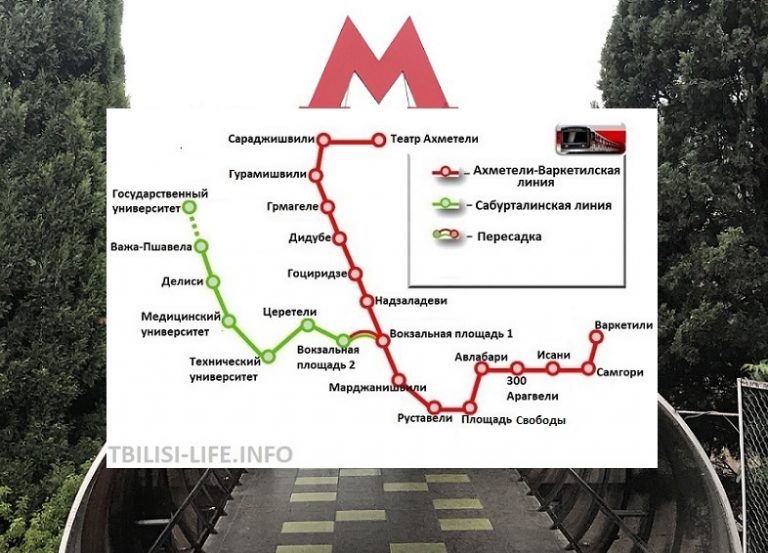 Тбилиси сухой мост карта