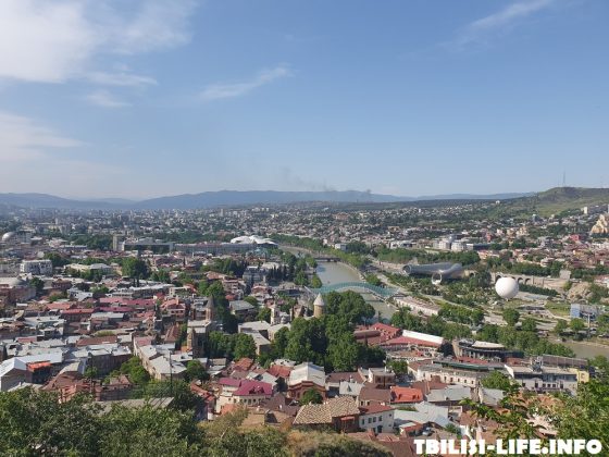 Вид на Старый Тбилиси