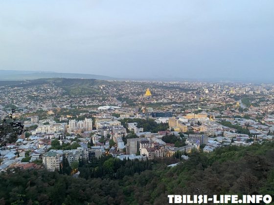 Тбилиси с высоты фуникулера